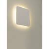 BIG WHITE PLASTRA SQUARE, nástěnné svítidlo, pásek LED, 3000K, hranaté, bílá sádra, max. 10,8 W 148019