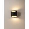 BIG WHITE CARISO WL-2, nástěnné svítidlo, LED, 3000K, černé/mosaz, 11 W 151710