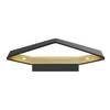 BIG WHITE CARISO WL-4, nástěnné svítidlo, LED, 2700K, černé/mosaz, 2x9 W 151740