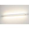 BIG WHITE SEDO 21, nástěnné svítidlo, LED, 3000K, hranaté, bílé, satinované sklo, úsporná žárovka, D/Š/V 89,5/8,5/4 cm, 33 W 151
