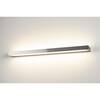 BIG WHITE SEDO 21, nástěnné svítidlo, LED, 3000K, hranaté, kartáčovaný Al, satinované sklo, D/Š/V 89,5/8,5/4 cm, úsporná žárovka