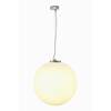 BIG WHITE ROTOBALL 50, závěsné svítidlo, TC-TSE, stříbrošedé/bílé, pr. 50 cm, max. 24 W 165400