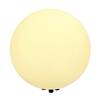 BIG WHITE ROTOBALL FLOOR 50, venkovní stojací lampa, TC-(D,H,T,Q)SE, IP44, koule, bílá, pr. 50 cm, max. 24 W 227221