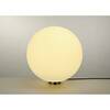 BIG WHITE ROTOBALL FLOOR 50, venkovní stojací lampa, TC-(D,H,T,Q)SE, IP44, koule, bílá, pr. 50 cm, max. 24 W 227221