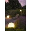 BIG WHITE ROTOBALL FLOOR 50, venkovní stojací lampa, TC-(D,H,T,Q)SE, IP44, koule, bílá, pr. 50 cm, max. 24 W 227221