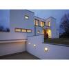 BIG WHITE BULAN, venkovní nástěnné a stropní svítidlo, C35, IP44, kulaté, stříbrošedé, satinované sklo, max. 60 W 229072