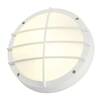 BIG WHITE BULAN GRID, venkovní nástěnné a stropní svítidlo, TC-TSE, IP44, kulaté, bílé, max. 50 W 229081