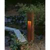 BIG WHITE RUSTY SLOT 80, venkovní stojací lampa, TC-DSE, IP44, rezavé železo, D/Š/V 12/12/80 cm, max. 11 W 229411