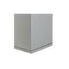 BIG WHITE THEO, venkovní nástěnné svítidlo, QPAR51, IP44, hranaté, up/down, stříbrošedé, max. 70 W 229532