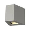 BIG WHITE OUT-BEAM, venkovní nástěnné svítidlo, LED, 3000K, Beam up/Flood down, stříbrošedé, IP44 229664