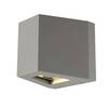 BIG WHITE OUT-BEAM, venkovní nástěnné svítidlo, LED, 3000K, Beam up/Flood down, stříbrošedé, IP44 229664