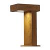 BIG WHITE RUSTY PATHLIGHT, venkovní stojací lampa, úsporná žárovka GX53, IP44, rezavé železo, max. 9 W 230090