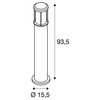 BIG WHITE OTOS GLAS, venkovní stojací lampa, TC-TSE, IP43, antracit, max. 15 W 230465