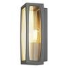 BIG WHITE MERIDIAN BOX 2, venkovní nástěnné svítidlo, TC-(D,H,T,Q)SE, antracit, max. 25 W, průhledný plast 230655