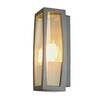 BIG WHITE MERIDIAN BOX 2, venkovní nástěnné svítidlo, TC-(D,H,T,Q)SE, antracit, max. 25 W, průhledný plast 230655