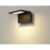 BIG WHITE ANGOLUX WALL, venkovní nástěnné svítidlo, LED, 3000K, IP44, antracit, 36 SMD LED, max. 7,51 W 231355