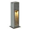 BIG WHITE ARROCK STONE, venkovní stojací lampa, LED, 3000K, hranatá, šedý kámen, D/Š/V 12/12/50 cm, max. 6 W 231370