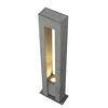 BIG WHITE ARROCK ARC, venkovní stojací lampa, QPAR51, IP44, sůl a pepř, žula, max. 35 W 231420