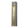 BIG WHITE ARROCK SLOT, venkovní stojací lampa, LED GU10 51 mm, IP44, hranatá, sůl a pepř, žula, 4 W LED 231440