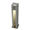BIG WHITE ARROCK SLOT, venkovní stojací lampa, LED GU10 51 mm, IP44, hranatá, sůl a pepř, žula, 4 W LED 231440