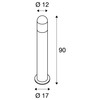 BIG WHITE AC-POL, venkovní stojací lampa, TC-(D,H,T,Q)SE, IP54, antracit, max. 24 W 231475
