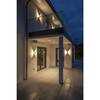 BIG WHITE LOGS WALL, venkovní nástěnné svítidlo, LED, 3000K, IP44, hranaté, antracit, 8 W 232105