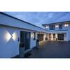 BIG WHITE LOGS WALL, venkovní nástěnné svítidlo, LED, 3000K, IP44, hranaté, antracit, 8 W 232105