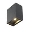 BIG WHITE QUAD 1 XL, nástěnné svítidlo, LED, 3000K, IP44, hranaté, antracit, 3,2 W 232435