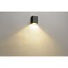 BIG WHITE QUAD 1 XL, nástěnné svítidlo, LED, 3000K, IP44, hranaté, antracit, 3,2 W 232435
