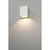BIG WHITE QUAD 1, nástěnné svítidlo, LED, 3000K, IP44, hranaté, bílé, 4,6 232461