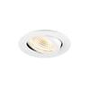 BIG WHITE (SLV) NEW TRIA® 68 vestavné stropní svítidlo, PHASE, AIRTIGHT, kulaté, 2700 K, 7,5 W, bílé 1009020