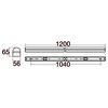 BIG WHITE (SLV) BATTEN P 1200 52 830/840/850 WH 1009252