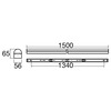 BIG WHITE (SLV) BATTEN P 1500 72 830/840/850 WH DALI EM 3H 1009261