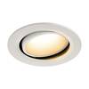 BIG WHITE NUMINOS MOVE DL L vnitřní LED zápustné stropní svítidlo bílá/bílá 2700 K 20° otočné a výkyvné 1003638