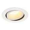 BIG WHITE NUMINOS MOVE DL XL vnitřní LED zápustné stropní svítidlo bílá/bílá 3000 K 20° otočné a výkyvné 1003734