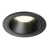 BIG WHITE NUMINOS DL XL vnitřní LED zápustné stropní svítidlo černá/černá 4000 K 40° 1004036