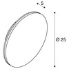 BIG WHITE (SLV) D-RING M nástěnné svítidlo, fáze, 2700/3000 K, fáze, IP65, bílá 1007914