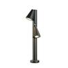 BIG WHITE (SLV) T-TUBE 70 POLE venkovní stojací svítidlo, GU10, dvojité, senzor, IP44, max. 10 W, černé 1008015