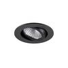 BIG WHITE (SLV) NEW TRIA® 68 vestavné stropní svítidlo, PHASE, AIRTIGHT, kulaté, 2700 K, 7,5 W, černé 1009021