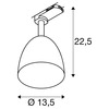 BIG WHITE (SLV) PARA CONE 14 3fázové systémové svítidlo, GU10, hliník 1009139