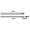 BIG WHITE (SLV) EASYLIGHT 1500 86 835/840/850 MB WH ML Trunking System 1500mm 1009209