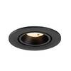 BIG WHITE (SLV) NUMINOS GIMBLE S Stropní vestavné svítidlo, 2700 K, 55°, IP20, kulaté, černé 1009385