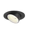 BIG WHITE (SLV) NUMINOS GIMBLE S Stropní vestavné svítidlo, 4000 K, 40°, IP20, kulaté, černé / bílé 1009419