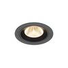 BIG WHITE (SLV) NUMINOS M Stropní vestavné svítidlo, 2700 K, 20°, IP20, kulaté, černé 1009595