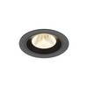 BIG WHITE (SLV) NUMINOS M Stropní vestavné svítidlo, 3000 K, 20°, IP20, kulaté, černé 1009613