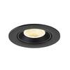 BIG WHITE (SLV) NUMINOS GIMBLE L Stropní vestavné svítidlo, 3000 K, 20°, IP20, kulaté, černé 1009721