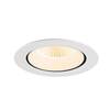 BIG WHITE (SLV) NUMINOS GIMBLE XL Stropní vestavné svítidlo, 2700 K, 40°, bílá 1009877