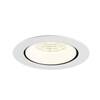 BIG WHITE (SLV) NUMINOS GIMBLE XL Stropní vestavné svítidlo, 4000 K, 55°, bílé 1009916
