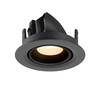 BIG WHITE (SLV) NUMINOS GIMBLE XS Stropní vestavné svítidlo, 2700 K, 20°, IP20, kulaté, černé 1010026