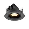 BIG WHITE (SLV) NUMINOS GIMBLE XS Stropní vestavné svítidlo, 3000 K, 40°, IP20, kulaté, černé 1010047